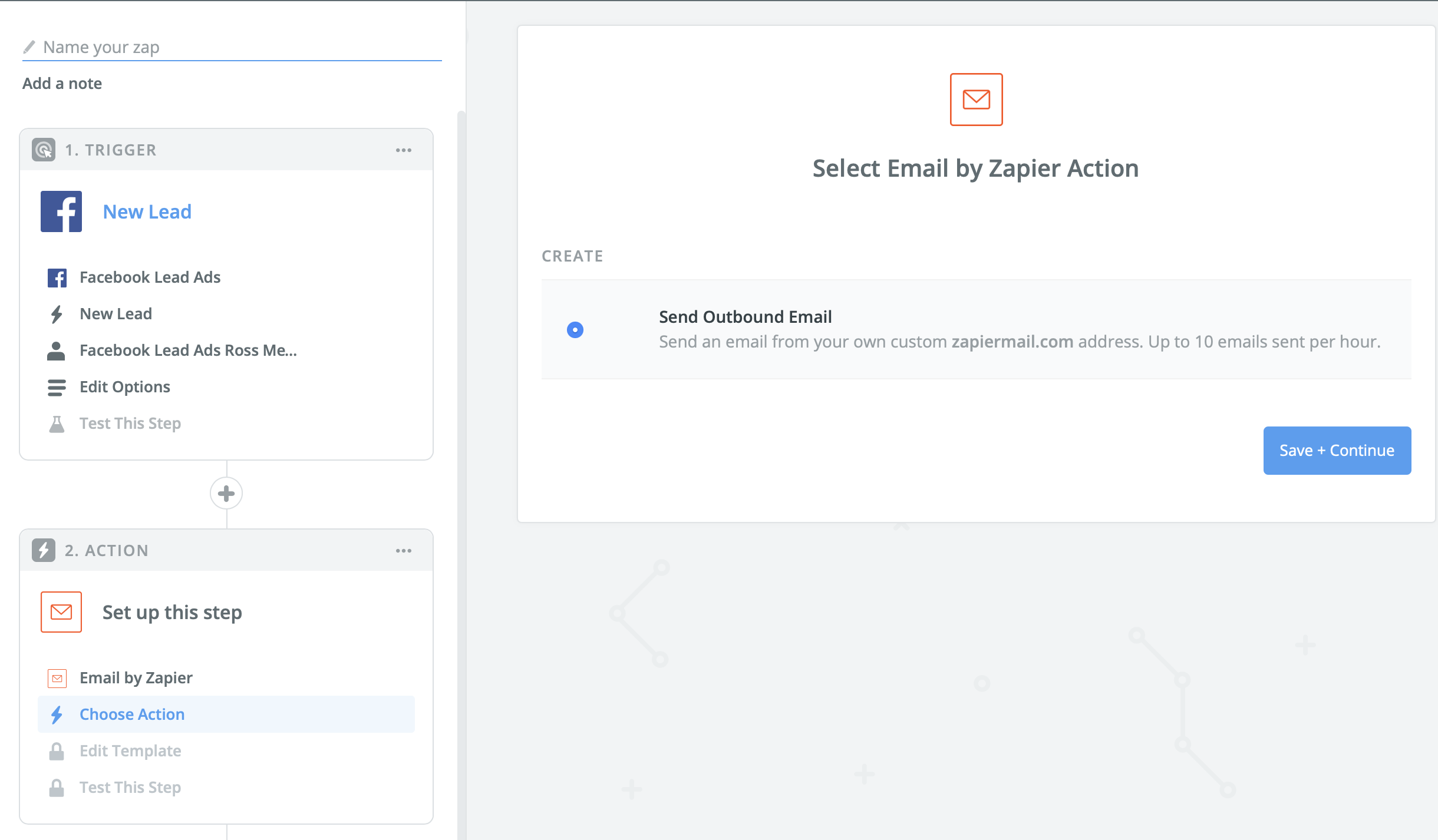 Email by Zapier for sending outbound email