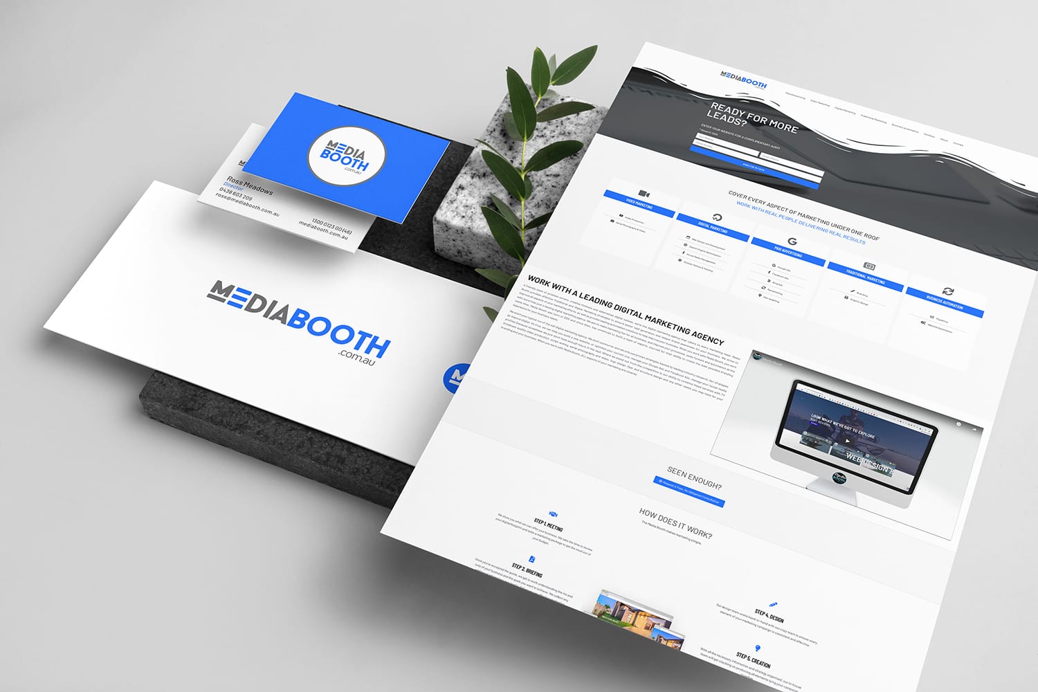 Media Booth Rebrand Web Design