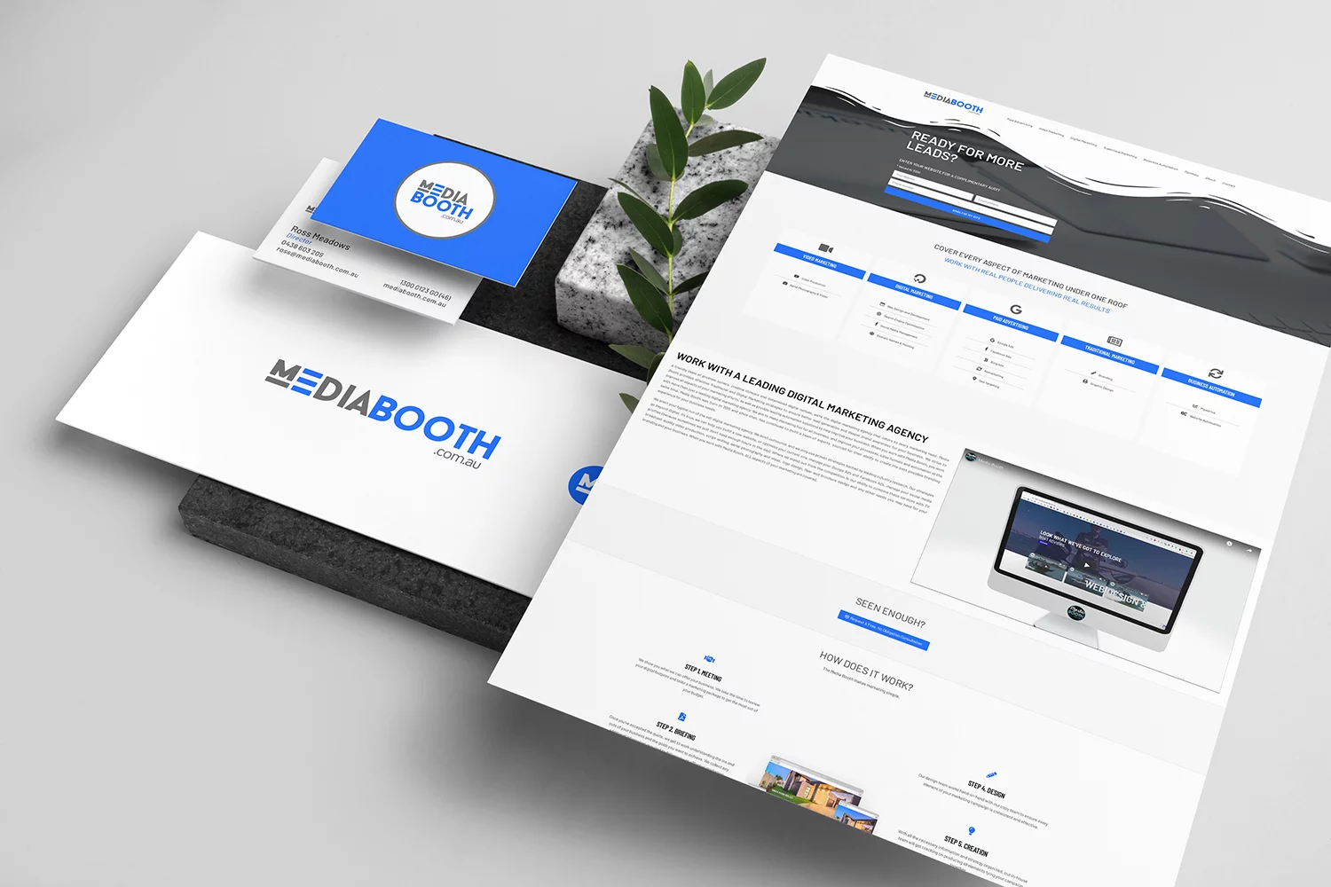 Media Booth Rebrand Web Design