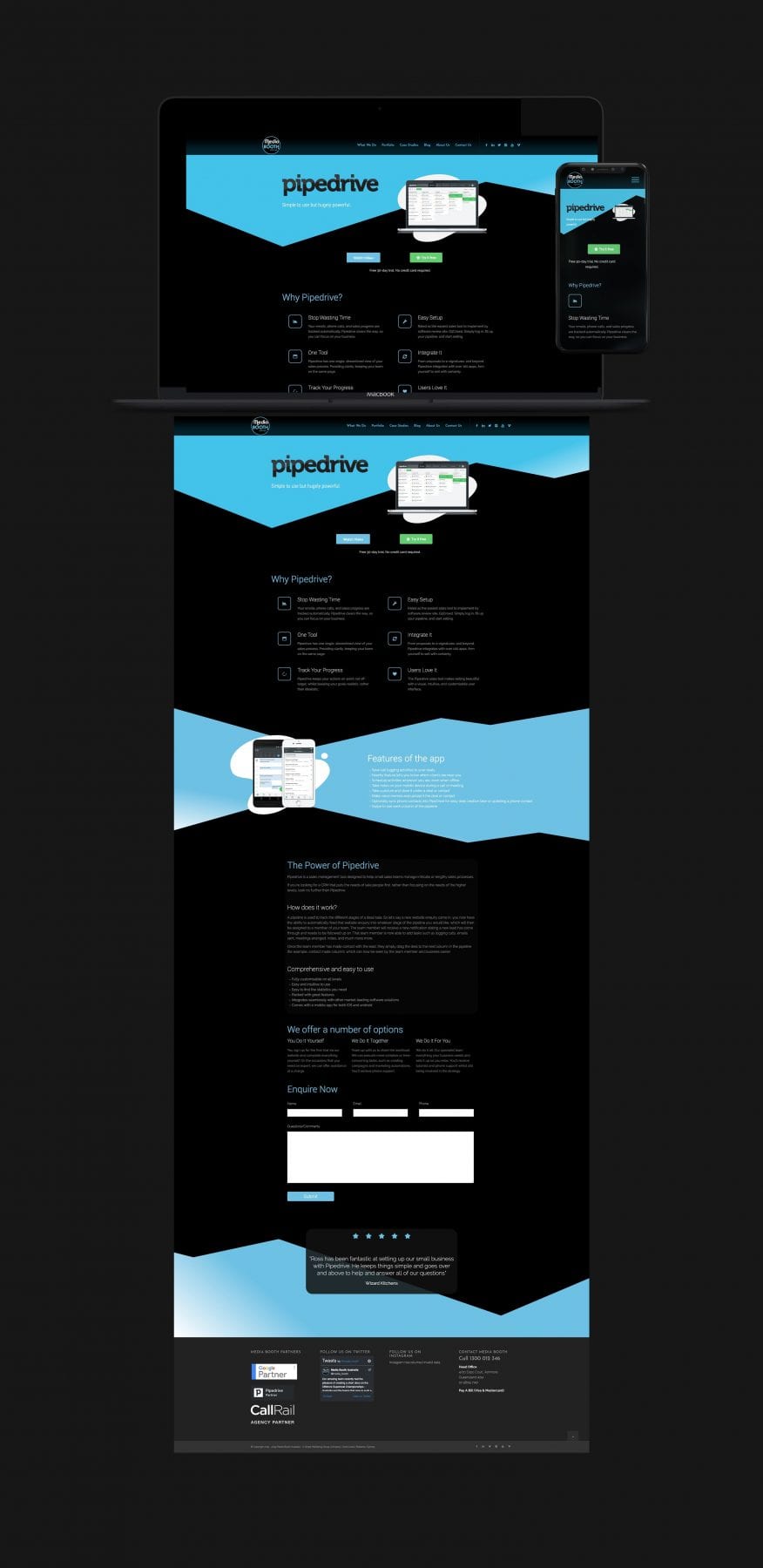 Pipedrive Web Design Portfolio