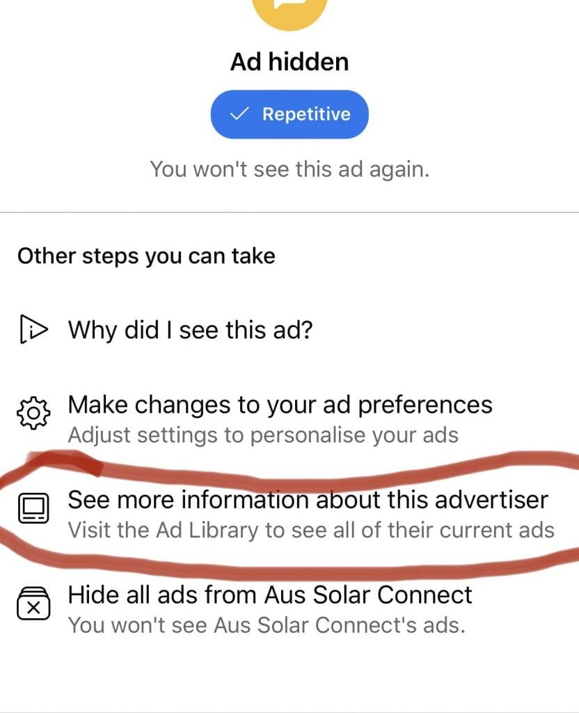 How to see your competitors Facebook Ads3
