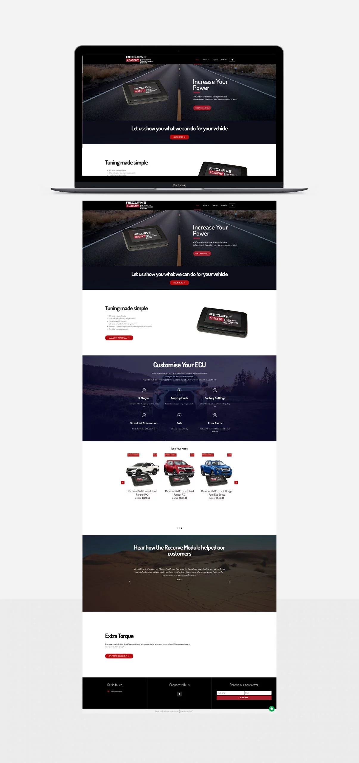 Recurve Web Design Portfolio