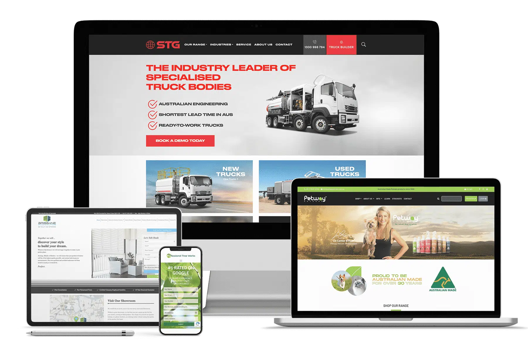 Media Booth Web Design Example