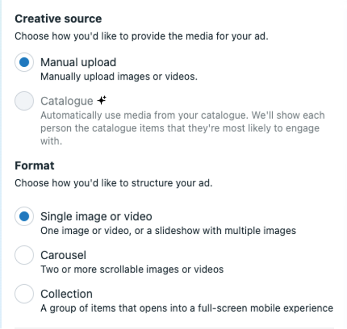 meta ads creative upload